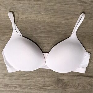 Steve Madden Womens Demi T-Shirt Bra 36C Underwire Rose Dust Lightly Lined